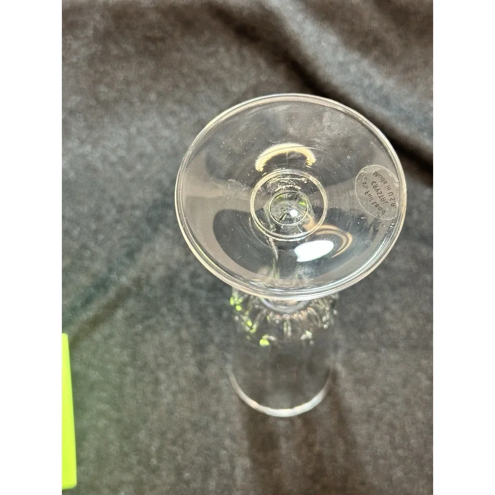 2 Vintage Crystal Toscany Brighton Fluted Champagne Glasses‎ 7 3/4 